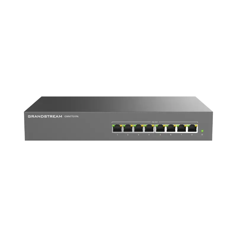 Switch PoE+ Gigabit No Administrable8 puertos 10/1 Switch PoE+ Gigabit No Administrable8 puertos 10/1