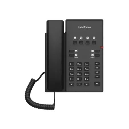 Teléfono IP para Hotelería, profesional con 8 tecl