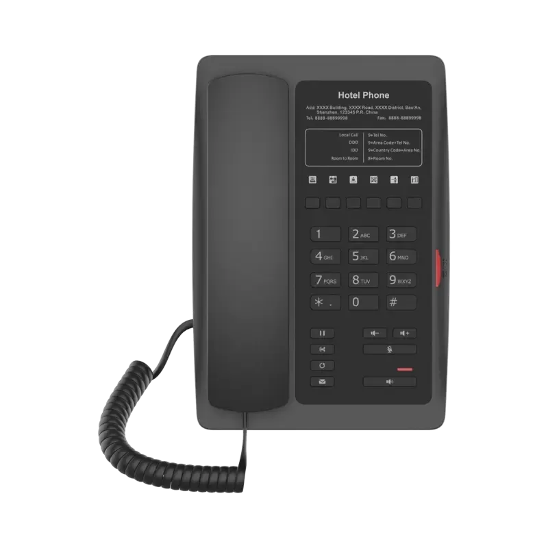 Teléfono IP WiFi para Hotelería, profesional con 6 Teléfono IP WiFi para Hotelería, profesional con 6