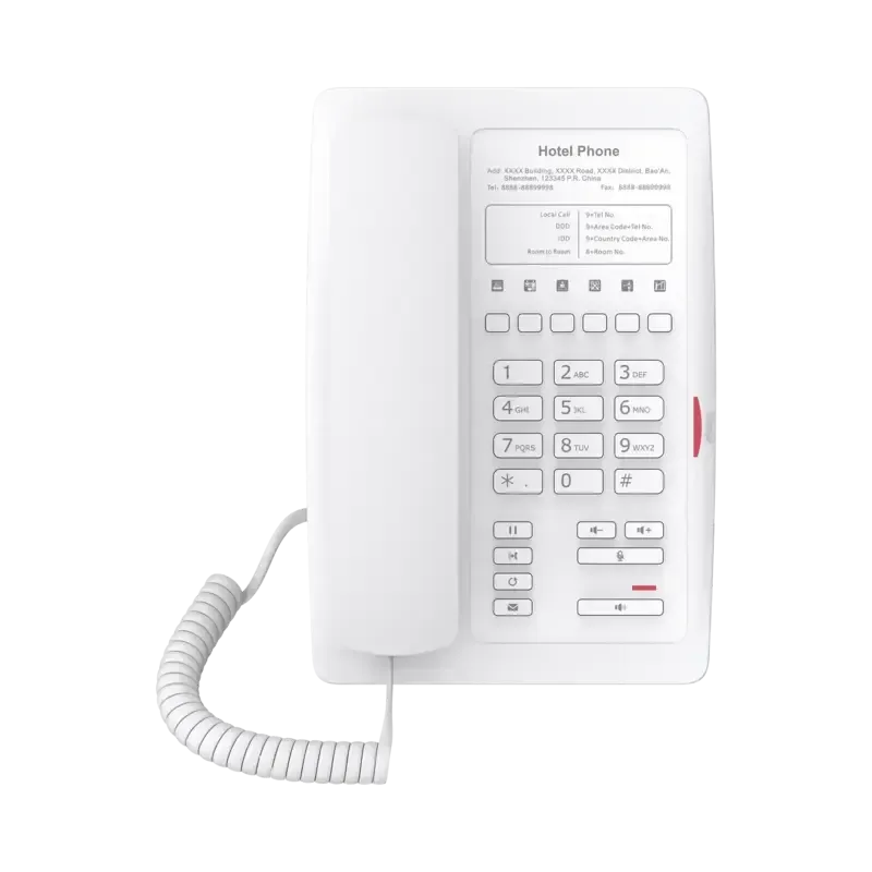 Teléfono IP WiFi para Hotelería, profesional con 6 Teléfono IP WiFi para Hotelería, profesional con 6