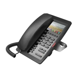 H5 Color Negro Teléfono IP Hotelero de gama alta,