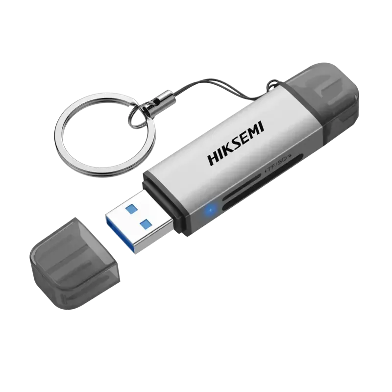 Lector de Tarjetas 2 en 1Conector Dual USB-A  y US Lector de Tarjetas 2 en 1Conector Dual USB-A  y US