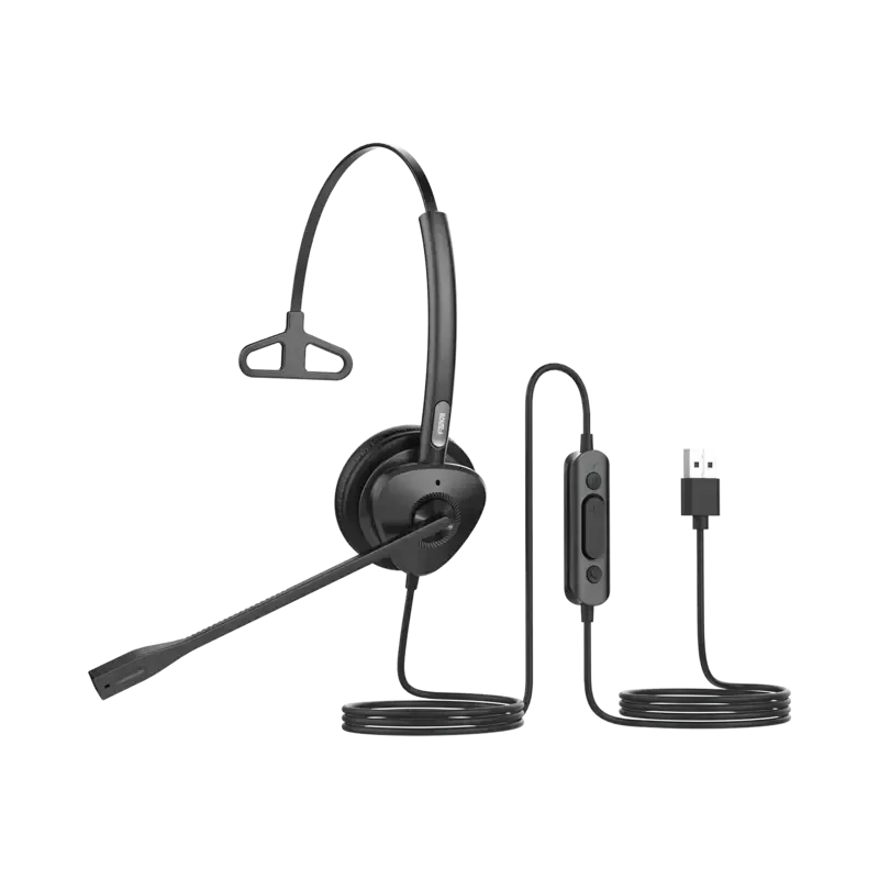 Diadema monoaural con tecnología antishock para te Diadema monoaural con tecnología antishock para te