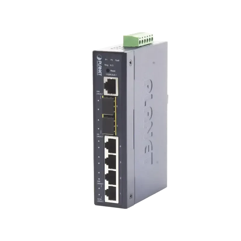 Switch Industrial Administrable Capa 2 con 4 Puert Switch Industrial Administrable Capa 2 con 4 Puert