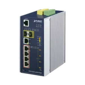 Switch Industrial Administrable 4 Puertos Gigabit