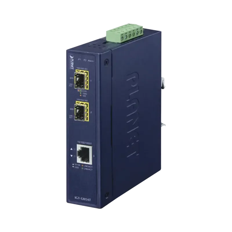 Convertidor de Medios Industrial de 1 Puerto Ether Convertidor de Medios Industrial de 1 Puerto Ether