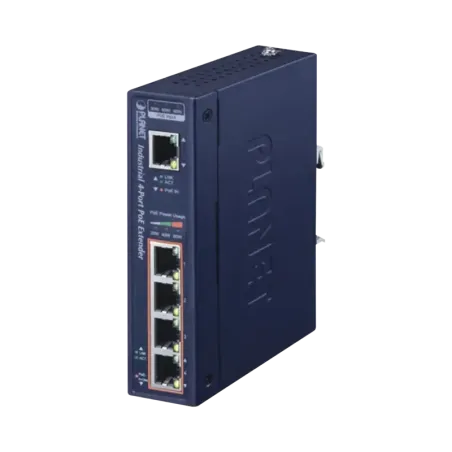 Extensor Industrial PoE, Entrada PoE 802.3 bt  y 4