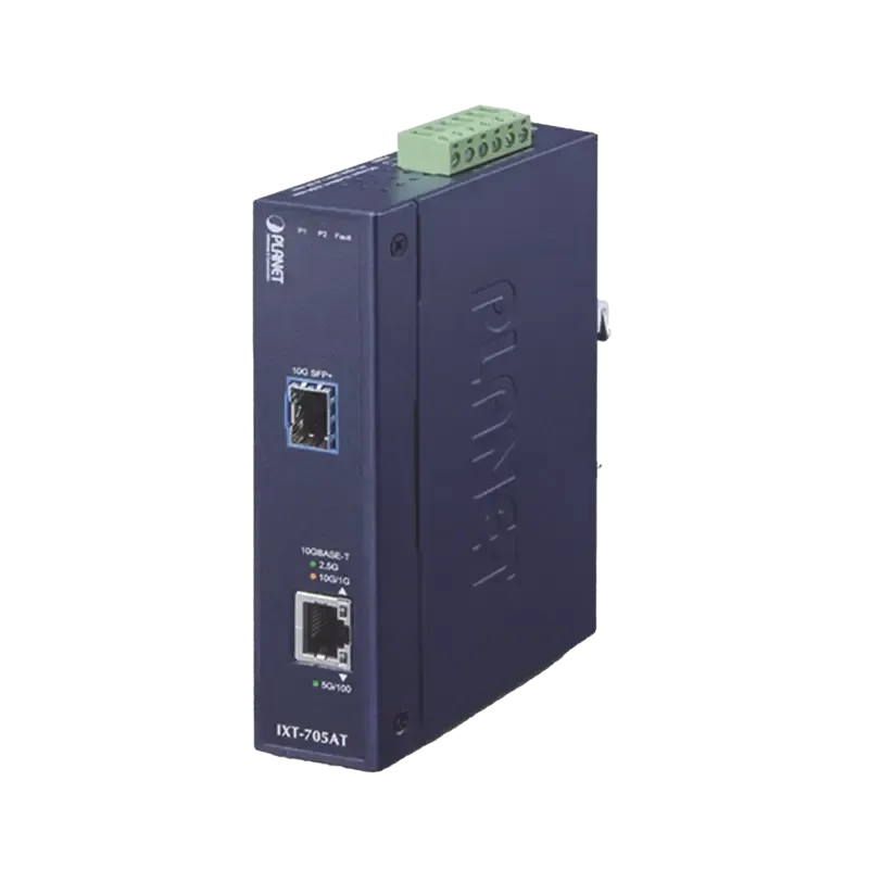 Convertidor de Medios Industrial Ethernet RJ45 10G Convertidor de Medios Industrial Ethernet RJ45 10G