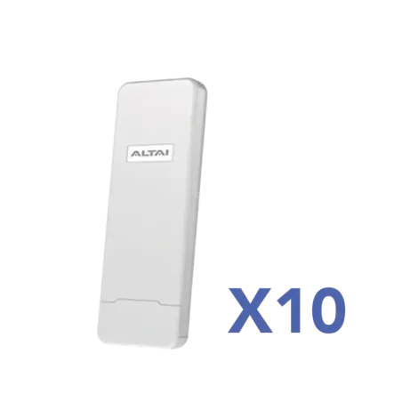 Kit de 10 Puntos de Acceso C1N Wi-Fi, PTMP en 2.4