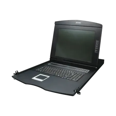 Switch KVM con Monitor de 17incon Teclado y Trackp