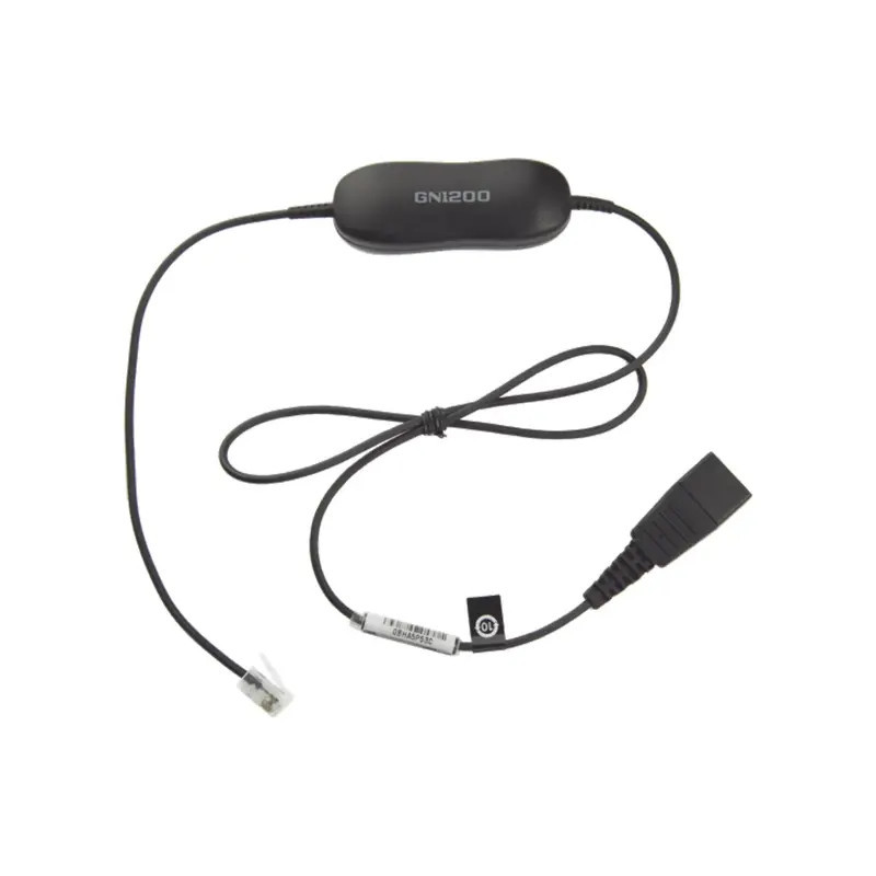 Jabra GN1200 cable con conexión QD y RJ-9 880 Jabra GN1200 cable con conexión QD y RJ-9 880