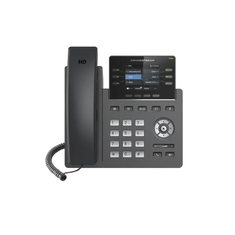 Teléfono IP Grado Operador, 3 líneas SIP con
