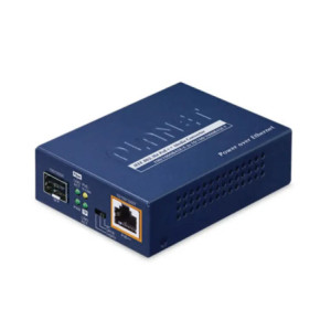 Convertidor de Medios PoE, 1 Puerto RJ45 Giga