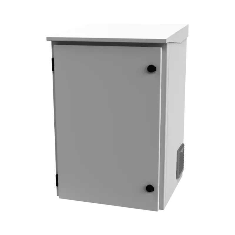 Gabinete de Exterior con Rack de 19in de 16U con V Gabinete de Exterior con Rack de 19in de 16U con V