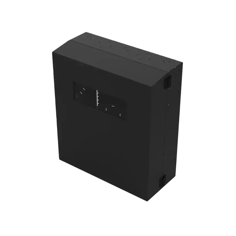 Gabinete de Pared con Rack Horizontal de 6 UR, con Gabinete de Pared con Rack Horizontal de 6 UR, con