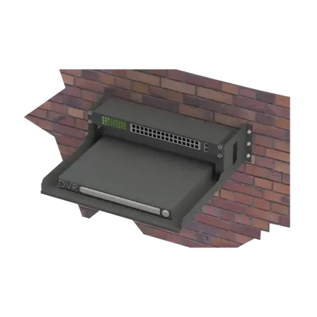 Rack Abierto de Montaje en Pared, de 19in, de 2 Un