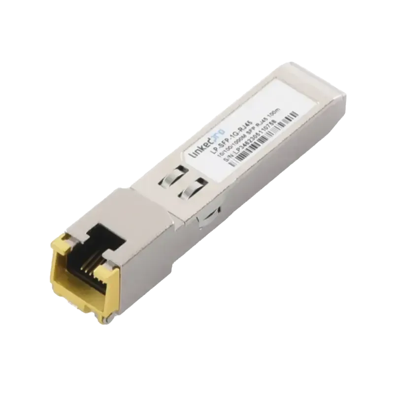 Transceptor Óptico SFP a RJ45Auto negociación 10/1 Transceptor Óptico SFP a RJ45Auto negociación 10/1