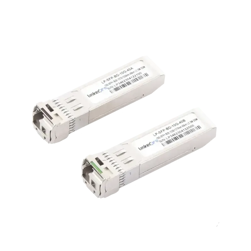 Transceptores Ópticos Bidireccionales SFP+ Mini-Gb Transceptores Ópticos Bidireccionales SFP+ Mini-Gb