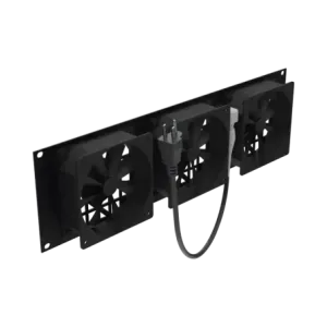 Kit de 3 Ventilador 110 Vca 12 x 12 cm con Clavija