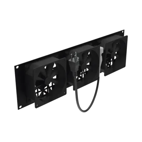 Kit de 3 Ventilador 110 Vca 12 x 12 cm con Clavija