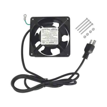 Ventilador 110 Vca de 12 x 12 cm con Cable y Clavi