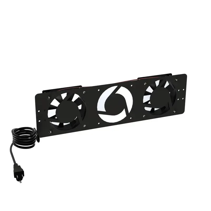 Kit de 2 Ventiladores 110 Vca 12 x 12 cm con Clavi Kit de 2 Ventiladores 110 Vca 12 x 12 cm con Clavi