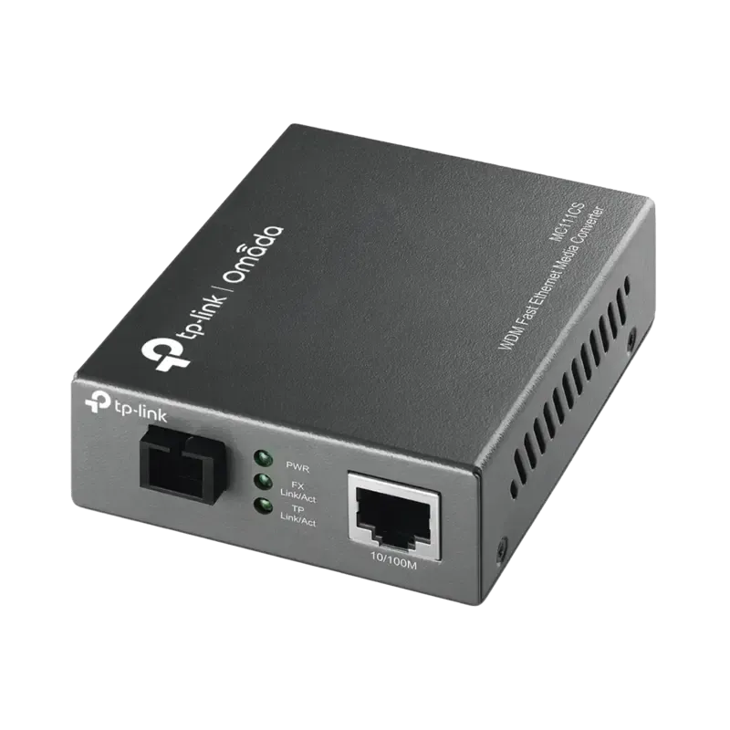 Convertidor Fibra Óptica WDM Monomodo1 puerto RJ45 Convertidor Fibra Óptica WDM Monomodo1 puerto RJ45