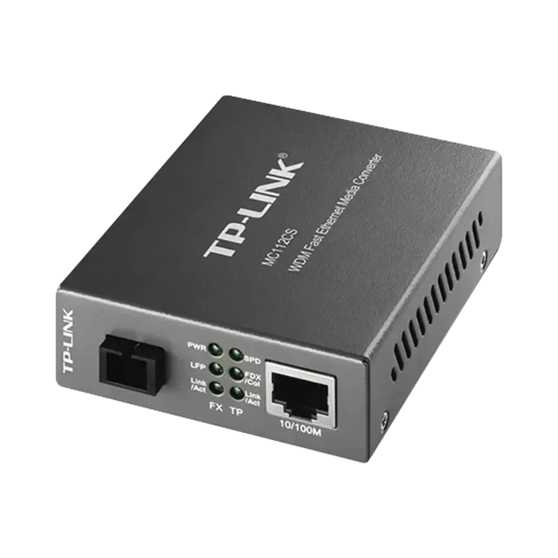 Convertidor Fibra Óptica WDM Monomodo1 puerto RJ45 Convertidor Fibra Óptica WDM Monomodo1 puerto RJ45