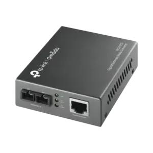 Convertidor Fibra Óptica Monomodo1 Puerto RJ45 10/