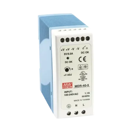 Fuente de poder Industrial Riel Din 5Vcc, 40W