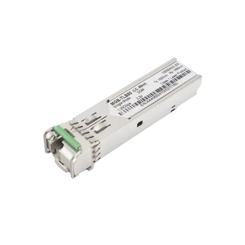Módulo mini-GBIC SFP-Port 1000BASE-BX WDM, TX:1550 Módulo mini-GBIC SFP-Port 1000BASE-BX WDM, TX:1550