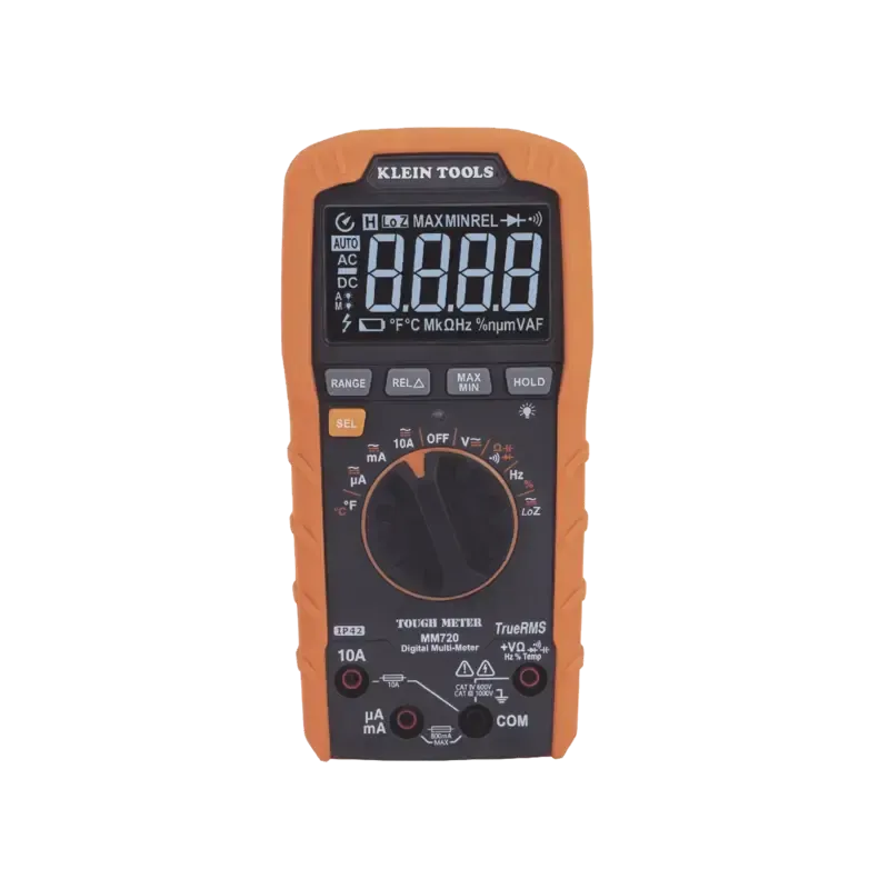 Multímetro Digital de Rango Automático con TRMS 10 Multímetro Digital de Rango Automático con TRMS 10