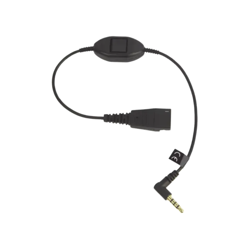 Jabra Cord QD a conector de 3.5 mm con Push-to-Tal Jabra Cord QD a conector de 3.5 mm con Push-to-Tal