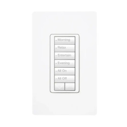 RadioRA2 Teclado seetouch 6 botones, 2 botones sub