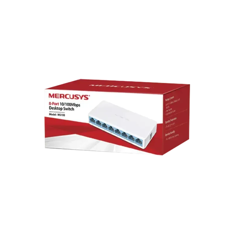 Switch NO AdministrablePara escritorio8 puertos 10 Switch NO AdministrablePara escritorio8 puertos 10