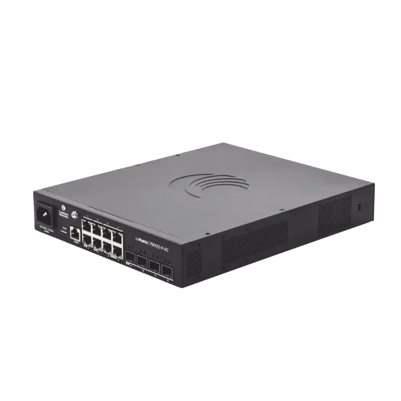 Switch cnMatrix TX1012-AC-P PoE Ideal para WISP 8 Switch cnMatrix TX1012-AC-P PoE Ideal para WISP 8