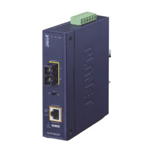 Convertidor de Medios Industrial PoE+ 1000BAS