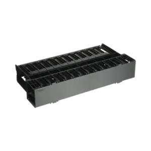 Organizador de Cables Horizontal NetManager, Doble