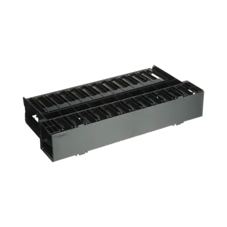 Organizador de Cables Horizontal NetManager, Doble