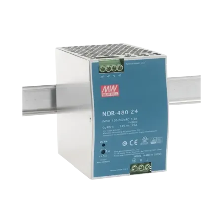 Fuente de Poder Industrial de 480W, salida 24 Vcc,
