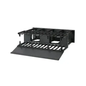 Organizador de Cables Horizontal NetManager, Doble