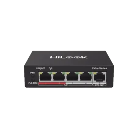 Switch PoE+4 Puertos 10/100 Mbps PoE+ afat1 Puerto