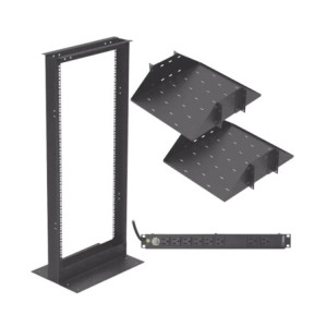 Kit de Rack Estándar 19in, 24 UR con 2 Charol