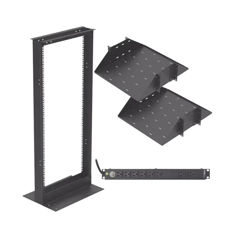 Kit de Rack Estándar 19in, 24 UR con 2 Charol Kit de Rack Estándar 19in, 24 UR con 2 Charol