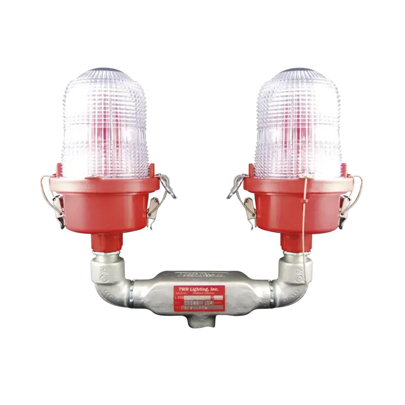 Lámpara de Obstrucción Roja Certificada/ Luz Fija Lámpara de Obstrucción Roja Certificada/ Luz Fija