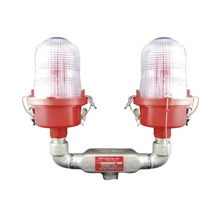 Lámpara de Obstrucción Roja Certificada/ Luz Fija