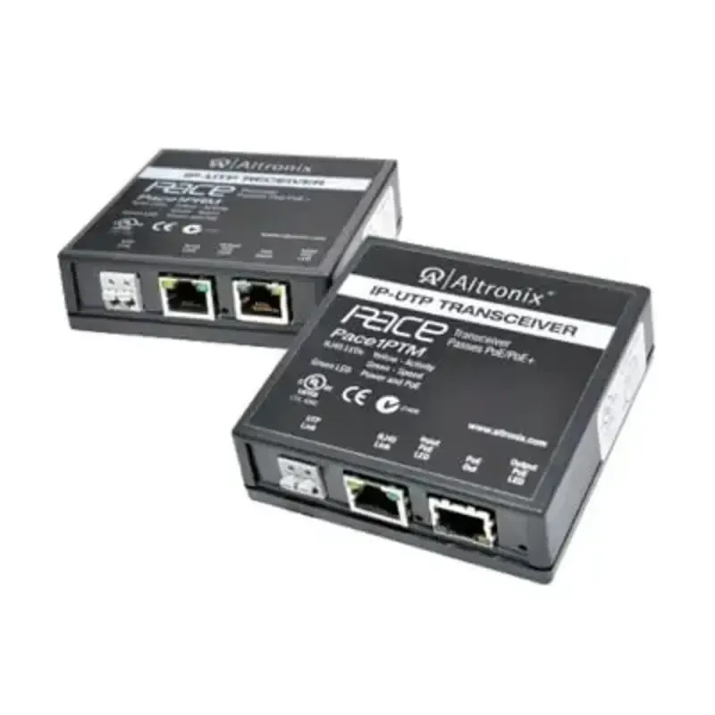 Kit extensor IP y PoE por cable UTP CAT5E hasta 50 Kit extensor IP y PoE por cable UTP CAT5E hasta 50