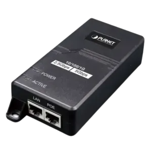 Inyector PoE 802.3 af/at, Hasta 30 W, con Puertos