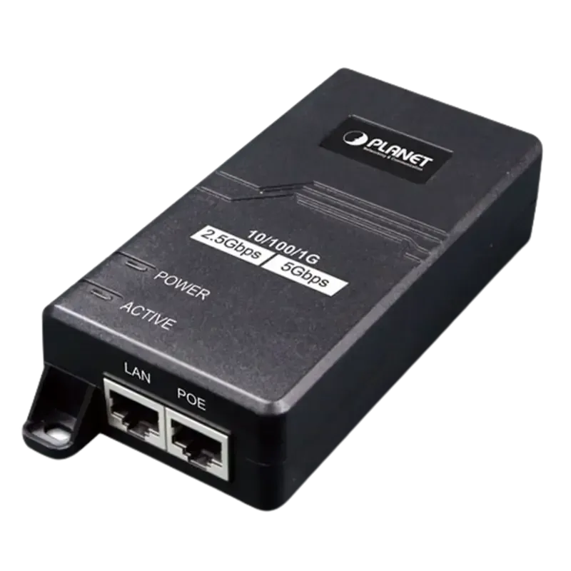 Inyector PoE 802.3 af/at, Hasta 30 W, con Puertos Inyector PoE 802.3 af/at, Hasta 30 W, con Puertos