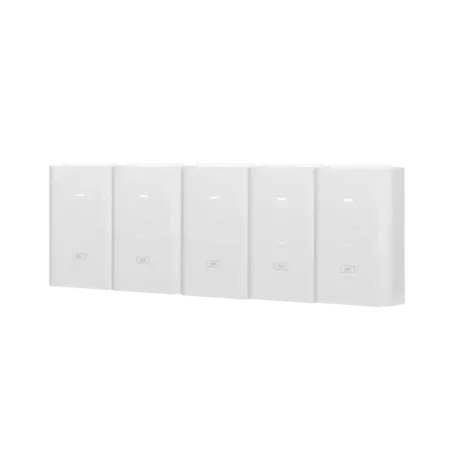 5 Unidades del Adaptador PoE Ubiquiti de 24 VDC, 1